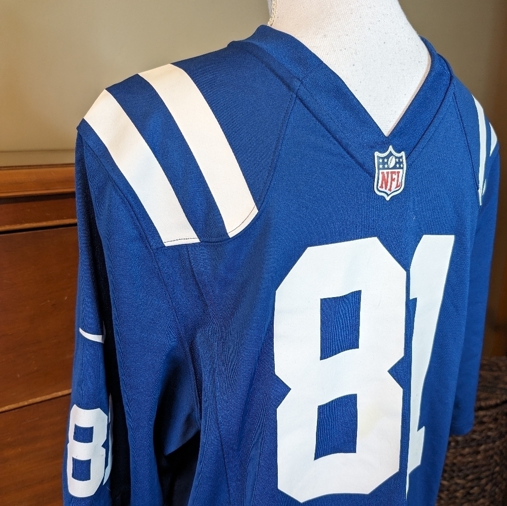 COLTS Jerseys #81 JOHNSON NIKE On Field - Picture 4 of 14